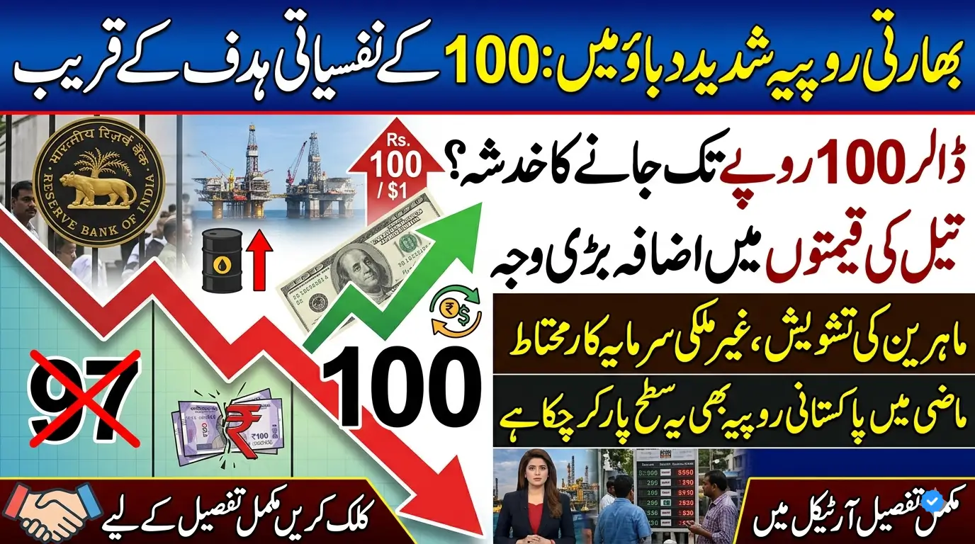 Indian Rupee Set to Break 13-Year Record Set By Pakistani Rupee Against US Dollar