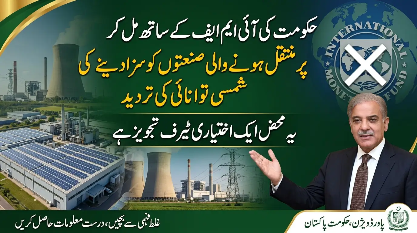 Govt Denies Sharing Plan With IMF to Punish Industries Shifting to Solar