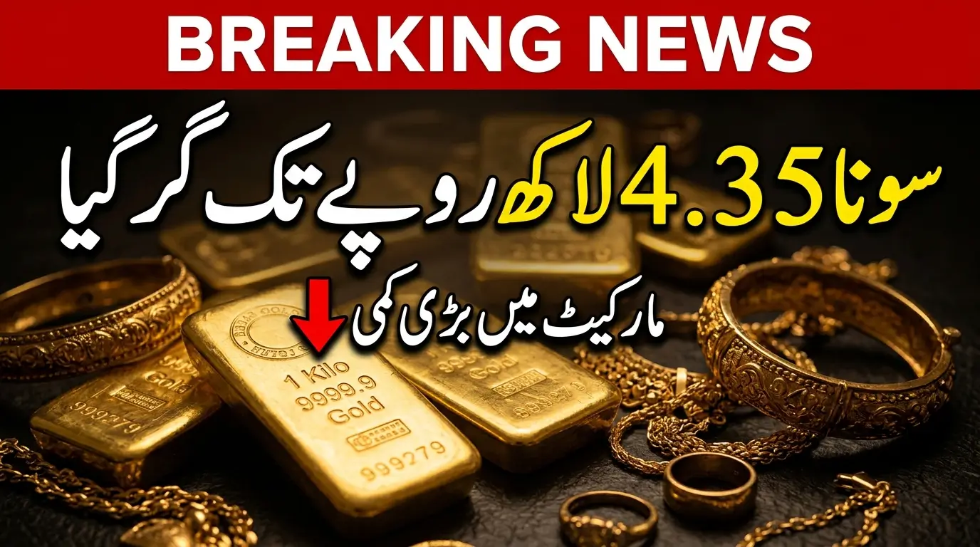 Gold Rate Falls Near Rs. 4.35 Lac in Pakistan After Another
