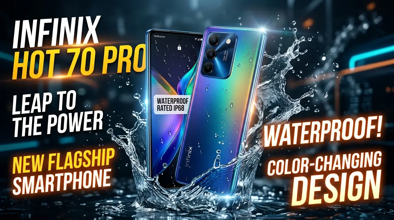 Infinix Hot 70 Pro Launches With Color Changing Back and Waterproofing