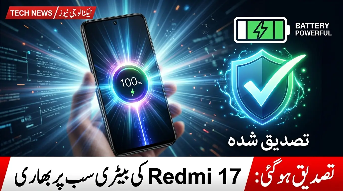 Redmi 17 smartphone showcasing a better battery upgrade compared to Redmi 15 with enhanced battery life and improved performance.